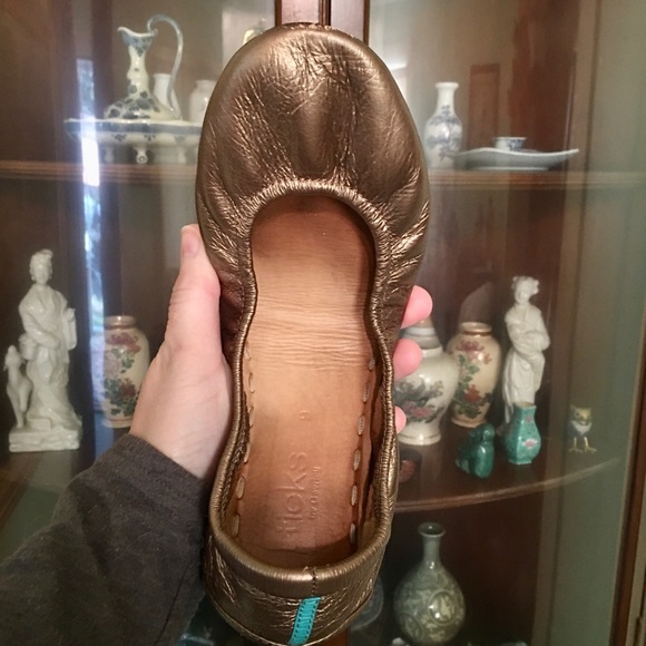 Metallic Bronze Tieks - Picture 4 of 9